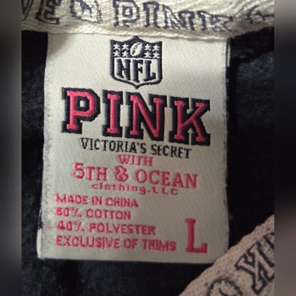 PINK Victoria's Secret Vintage NFL New England Patriots Hoodie/Sweats Sweatsuit - Picture 6 of 12